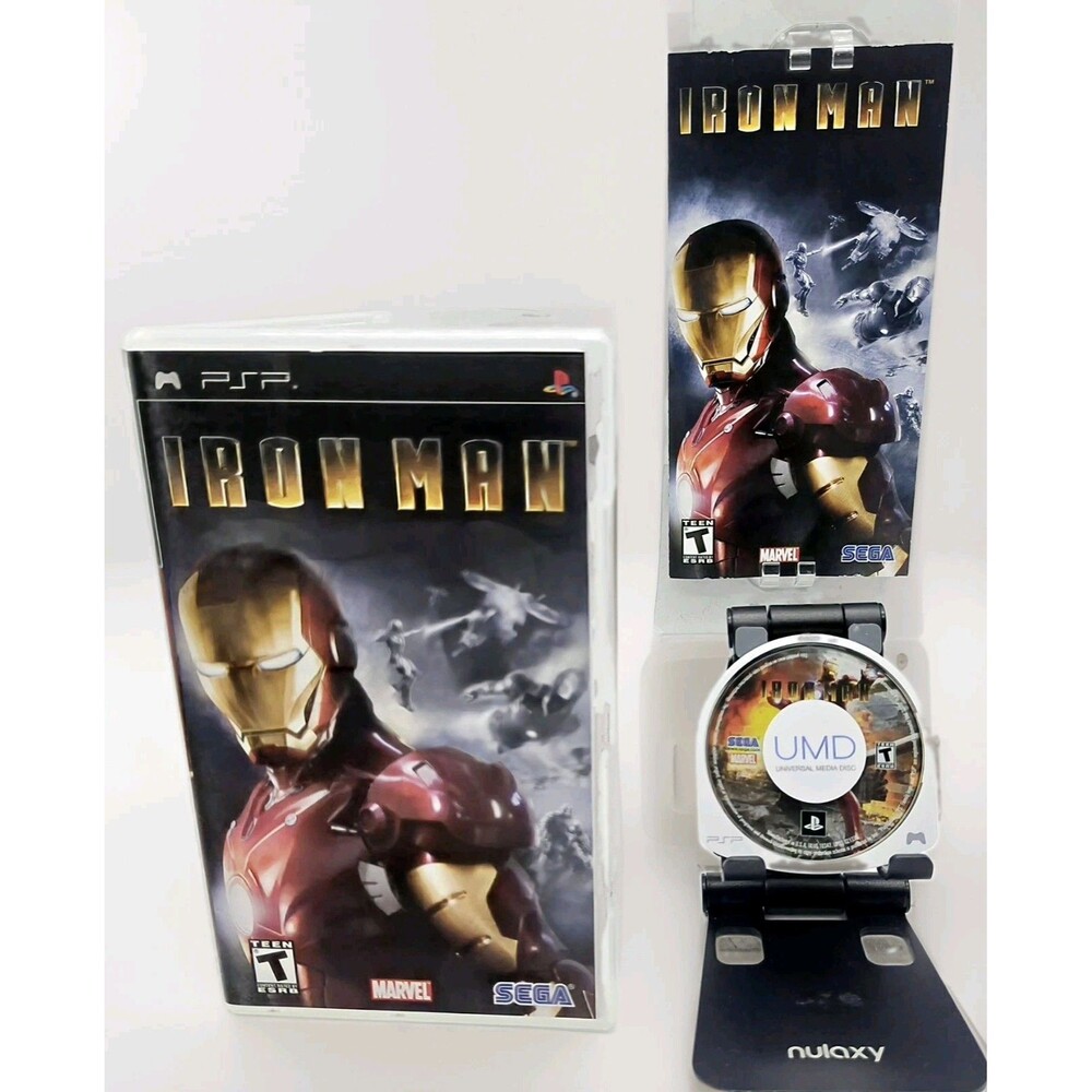 Iron Man Sony PSP 2008 CIB Complete Tested Marvel Sega Action Game ULUS-10347